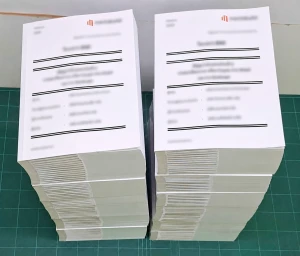 งานเย็บหุ้มสัน A4 เล่มหนาพิเศษ