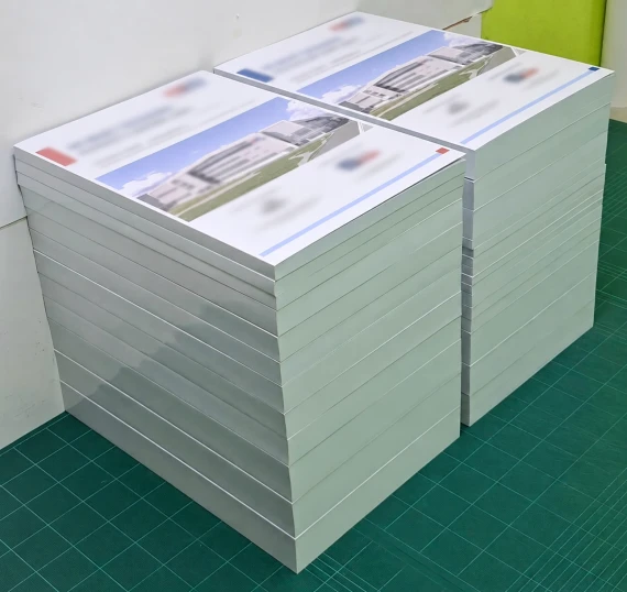 งานเข้าเล่มพับครึ่งทากาว เล่ม A1 พับเป็น A2